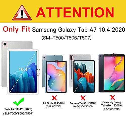 Бмуо Детско Куќиште За Samsung Galaxy Tab A7 10,4 инчи 2022/2020 - Со Вграден Заштитник На Екранот, Држач За Рачка Со Мала Тежина Отпорен
