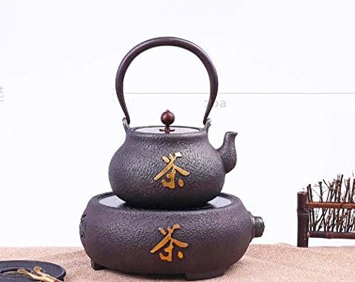 Чајници од леано железо од леано железо од јапонски стил рачно изработено железо котел Електричен грнчарски шпорет сет со риба секоја година