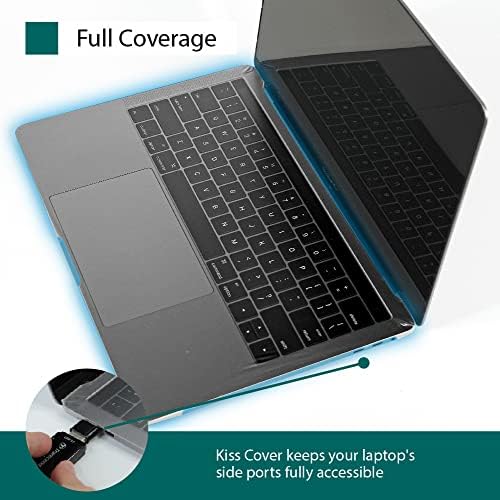Бакнеж Покрие Тастатура/Контрола На Капакот За Apple MacBook Pro 13 [2 Пакет] - Целосна Покриеност Штити Допир Контроли И Допир