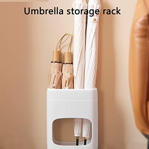 Lrpj затворен чадор штанд, стилски држач за чадор за влез, со отстранлив декоративен организатор за водата за дома