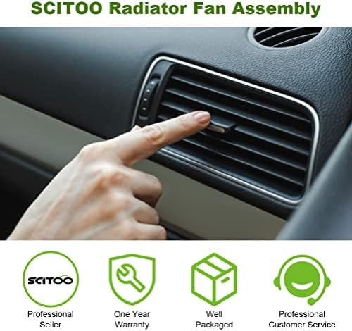 Компанија за ладење на кондензаторот на радијаторот Scitoo, компатибилен со 2005 2006 2007 2008 2009 2010 2011 2011 2012 2013 за/голф/jetta/passat/зајак/зајак/зајак