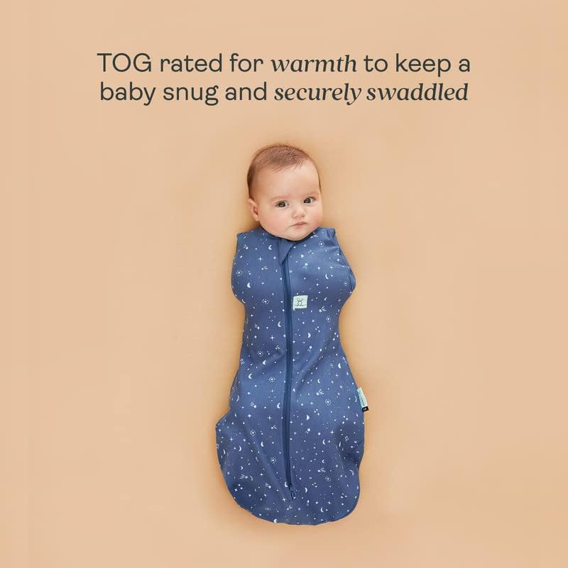 Ergopouch 2,5 TOG вреќа за спиење за бебиња 0-12 месеци - Бебе вреќа за спиење за топли и пријатни ноќи - Кожурен вреќа за бебиња бебе останува