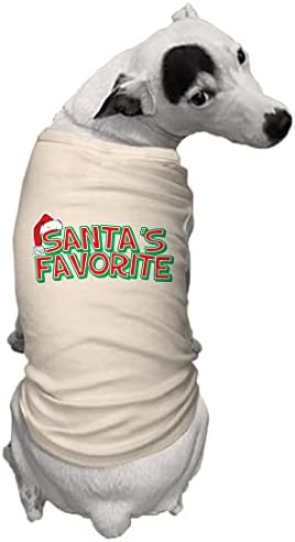 Омилен на Дедо Мраз - кошула за кучиња за кучиња Елф Божиќ