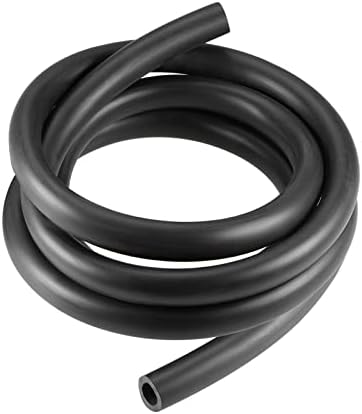 Dmiotech 16mm x 21mm 8ft црна гума лубрикант цевка отпорна на пластична цевка за црево за нафта, цевка за вода