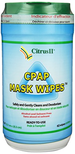 Машината на маската Citrus II CPAP QTY: 62 марамчиња - пакет од 3
