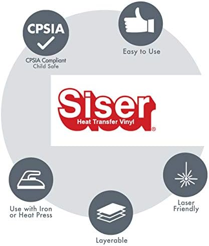 Siser Easyweed Transfer Transfer Vinyl 15 x 5ft Roll компатибилен со Siser Romeo/Juliet & други професионални или занаетчиски секачи - Leaberaber