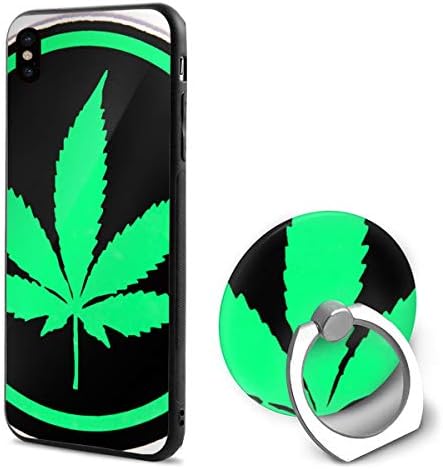 Капетан Викинг Прилагодена телефонска кутија со штанд марихуана лисја на цртан филм прстен мобилен телефон Тенок компјутер тврда лесна