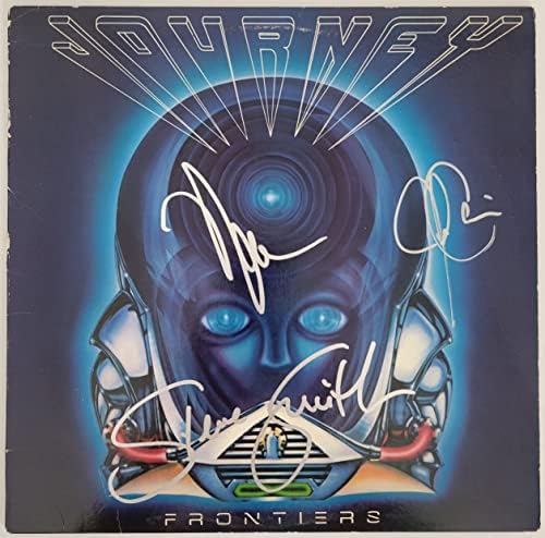 Нил Шон Стив Смит athонатан Каин го потпиша албумот на Frontiers Praily Frontiers Vinyl Record COA The Starвезда