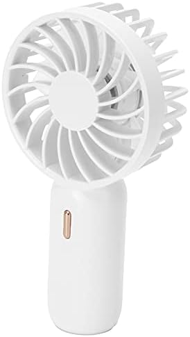 Преносен рачен вентилатор на BordStract, преносен мини личен обожавател со Lanyard, 3 брзини USB -полнење на џеб за дома, канцеларија,