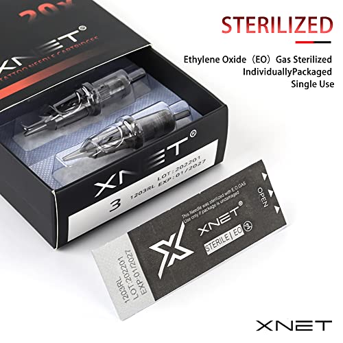 Xnet Titan Безжична Тетоважа Машина со 20 парчиња Х-ЗРАЦИ 12 Стандардни 9rl Тетоважа Кертриџ Игли