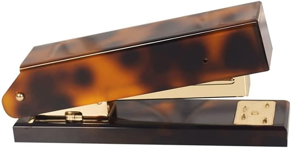 GTGX HK Desktop Stapler 5.4 Златен десктоп степлер розово злато степени без прирачник за џем со тешки тешки степлер за студенти