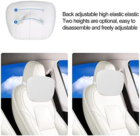 Премиум за глава за глава 2 пакет за поддршка на вратот/дизајн мека универзална прилагодлива перница за перница за вратот Tesla Model
