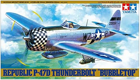 Тамија 61090 1/48 P-47D Thunderbolt Bubbletop Пластичен модел комплет за авион