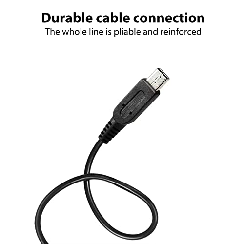 Замена на кабел за кабел за полнење со 2-пакет USB полнач за NES 3DS 2DS DSI 3DSXL 2DSXL DSIXL NDSI
