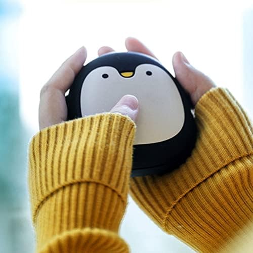 Deorbob Симпатична цртана филмска пингвин поларна мечка електрични затоплувачи на рацете USB полнење со греење H05F Грејачи канцеларија