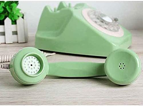 WODMB Телефон Revolve Dial Vintage FINDLING FINDLONE Телефонска пластична канцеларија за домашна ретро жица фиксна телефонска
