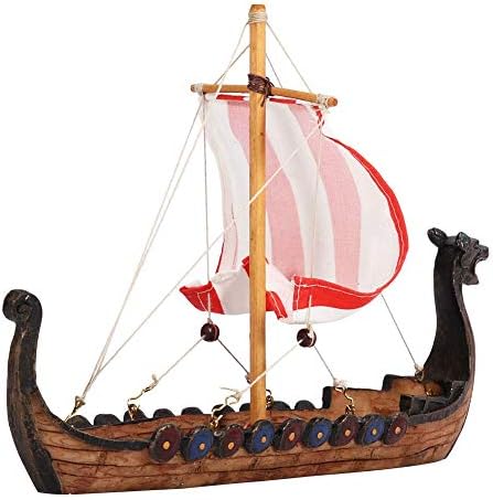Хаокаини Традиционална кинеска змеј глава пиратски едриличар смола изработен брод модел Викинг пиратски брод занаетчиски брод за украсување