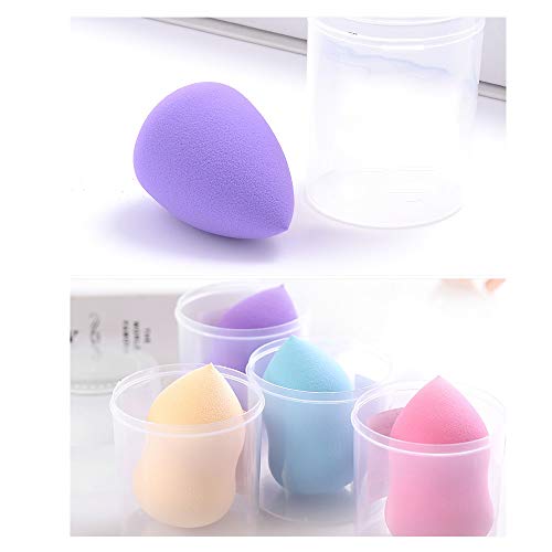 MJCMZD Капење на сушење на шминка за сунѓер сунѓер за убавина јајце јајце BB крем сет шминка за убавина алатка за убавина кутија