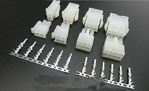 Onvas 100set машки и женски пластични школка конектор + машки и женски терминал 5557/5559 Теренот 4.2 мм -