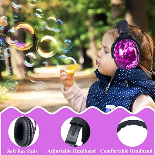 Protear Детска заштита за уво Безбедност на ушите уши, NRR 25dB Намалување на бучава Деца ушни уви, заштитници за слух за спиење