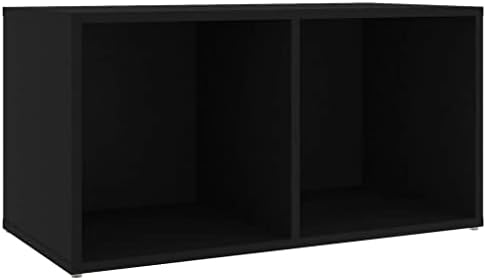 Видаксл ТВ кабинет ТВ -штанд единица Hifi Забава центар плазма стерео кабинет спална соба дневна соба мебел црно инженерско дрво