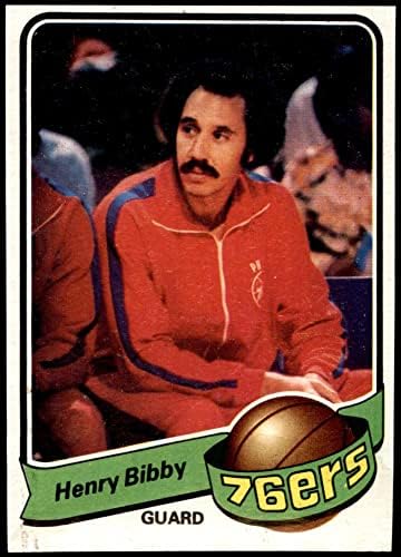1979 Топпс 3 Хенри Биби Филаделфија 76ерс VG 76ers UCLA