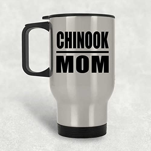 DesignSify Chinook Mom, Silver Travel Prigh