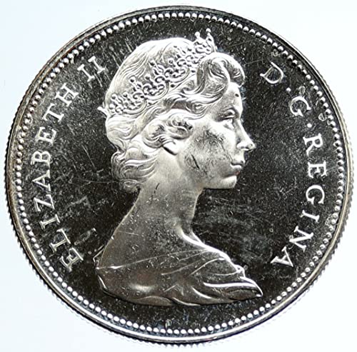 1966 CA 1966 Канада w Велика Британија кралица Елизабета Вторај Војагерс Генус долар добро неизвесно