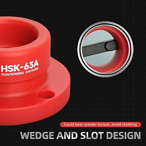 HSK100A Алатки За Затегнување Тела Висок Полимер Материјал HSK Затегнување Тела Се Применува На HSK A/C Држач За Алат Погледни Седиште