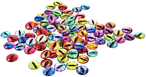 Sewroro стаклени скапоцени камења 500 парчиња животински стаклени очи разновидни стаклени очи мониста занаети околу очите околу очите наоколу