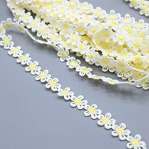 Feelmate Chapture Daisy цвет чипка трим плетење свадба везена везена DIY рачно изработена лепенка лента за шиење занаети занаети занаети занаети
