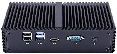 InuoMicro Мини Десктоп Рутер G5005L со 8Gb Ddr3 Ram меморија 256Gb Ssd, Fanless Мини Компјутер со 4 LAN, Core I3-5005U, Dual Core 2Gh, Aes-Ni