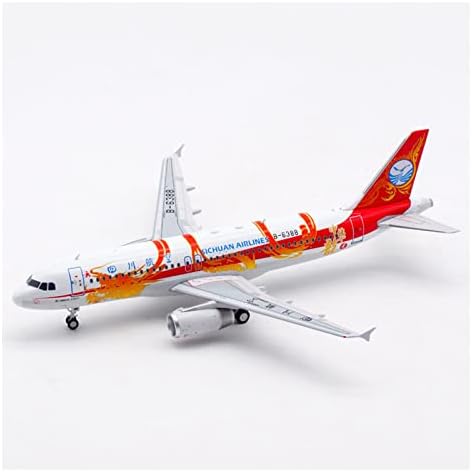 Модели на авиони 1/200 Поставете за Sichuan Airlines A320 B-6388 Алуминиумски модел на авион со декорација на заграда