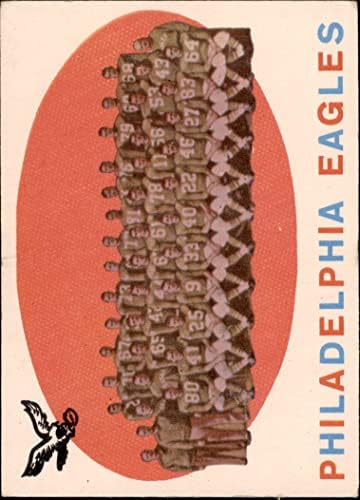 1959 Топс 31 список со тим на орлите Филаделфија Иглс екс орли