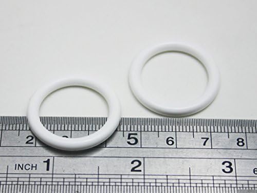 Ailisi White 0,8 Внатре во дијаметар долна облека за граници за шиење на хардвер за шиење прстени 20