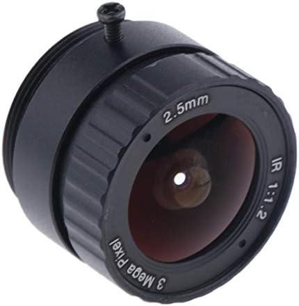 Gazechimp 2,5 mm фиксиран .2 1/2.5 3MP IR леќи за леќи CS за CCD камера