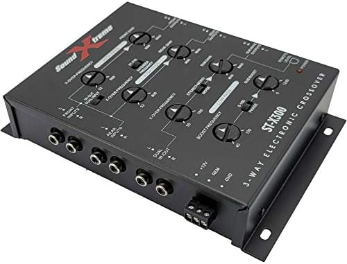 SoundXtreme ST-X300 3 Начин Електронски Автомобил Стерео Кросовер Цртичка Монтирање Бас Копче Далечински Фреквенција Одговор