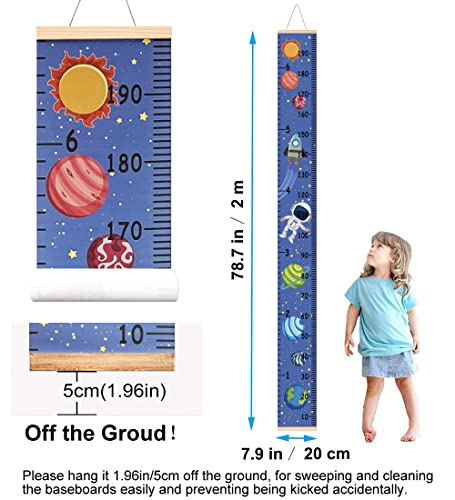 График за раст на суџају за деца, платно висина табела владетел отстранлив дрво висечки wallиден владетел мерење табела за декорација на домови