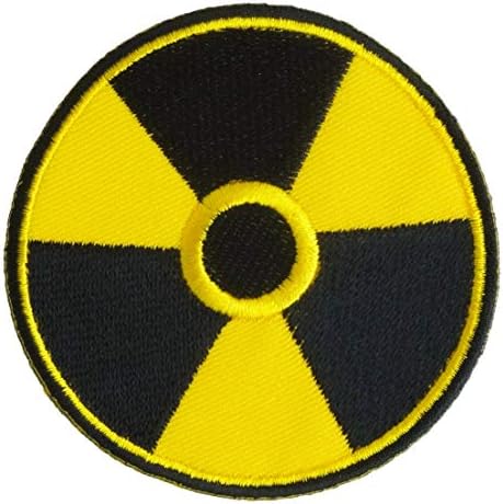 Графички прашина нуклеарно зрачење Биохазард зомби вирус Избувнување везено железо на логото за лого на лепенка костум костумска