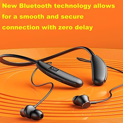 Keke int'l Bluetooth ушите со слушалки за микрофон - црни слушалки со IPX5 водоотпорен рејтинг, интелигентно намалување на бучавата и 200 часа