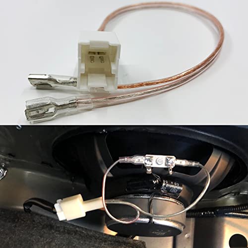 4 пакувања на жицата за звучникот на звучникот компатибилен со 2006-2018 Infiniti звучникот на звучникот 2004-2021 Nissan Sounder Harness