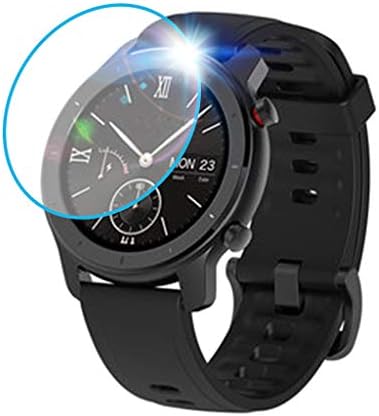 Yiisu 3pcs Clear Film Tempered Glass Screen Prayer за GTR Smart Watch 42mm FX4