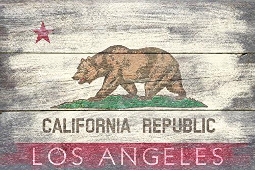 Фенер Прес Лос Анџелес, Калифорнија, Рустикално знаме на државно Калифорнија