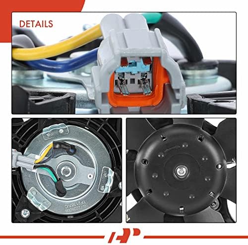 A-Premium A/C кондензатор за ладење на вентилаторот Компатибилен со Nissan Frontier 2005-2019, Pathfinder 2007-2012, Xterra 2007-2015, 2.5L