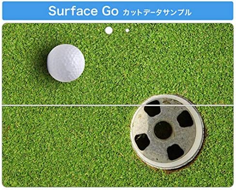 Декларална покривка на igsticker за Microsoft Surface Go/Go 2 Ultra Thin Protective Tode Skins Skins 000206 Golf Shot Grass