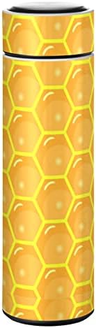 Катаку пчели саќе шише со вода изолирано од 16 мл од не'рѓосувачки челик колба Термос шише за кафе вода пијалок за еднократно