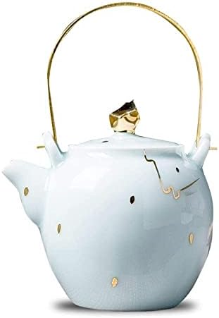 Билен чај тенџере чајник Чајник Керамички Рачно насликани Златен Чај Сет Чајник Еден Тенџере Чајник Чајник