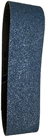 Sungold Abrasives 67971 Blue Circonia крпа 40 ремени за пескарење, 2 пакувања, 6 x 186
