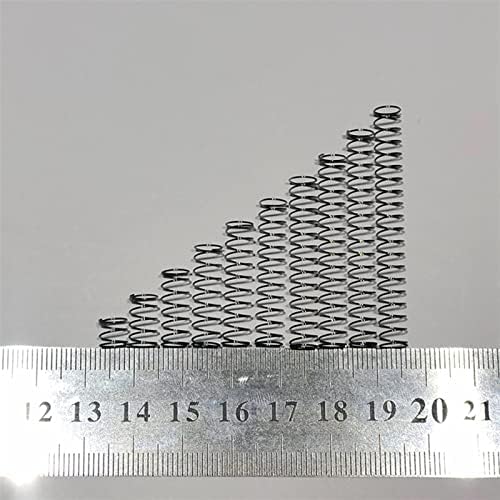 Cliuyou-компресија извори 10 парчиња компресија од не'рѓосувачки челик се враќаат мала спирална пролетна жица од жица од 0,4 мм надворешна DIA 3-10mm OLENGE 10-50 mm, добра еластичн?