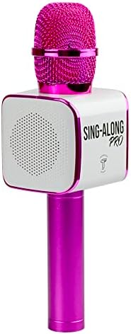 Sing -Along Pro Bluetooth микрофон - Безжичен караоке микрофон со Bluetooth за деца и возрасни - Преносен микрофон за домашен караоке - микроф
